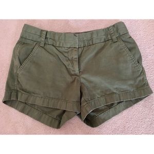 3” Jcrew chino shorts